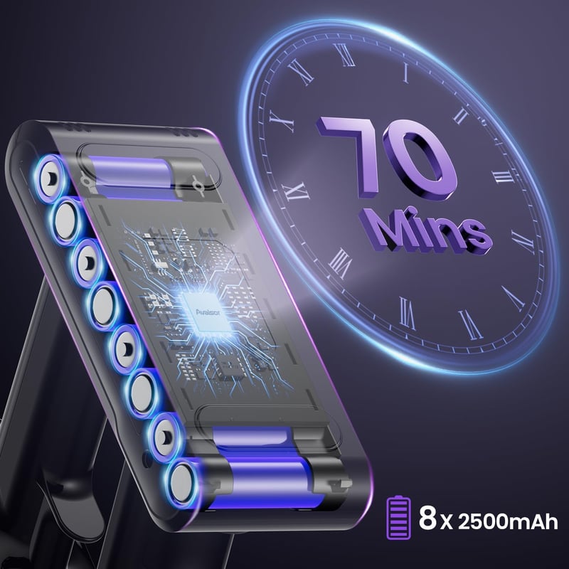 Avalsor Vezeték Nélküli Porszívó 45000Pa/550W - 70 Perces Üzemidő, 1.5L Tartály, LED Érintőkijelző, Szőnyeg/Kemény Padló/Állatszőr Eltávolít