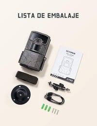 CEYOMUR 24MP Vadkamera 1080P HD Felbontással, 120° Érzékelési Szöggel, 0,2mp Aktiválási Idővel, IP66 Vízálló, Vadmegfigyeléshez és Otthoni M 7