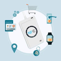 ACR122U NFC RFID olvasó és író készülék, gyors USB csatlakozással, kártyaíró funkcióval 7