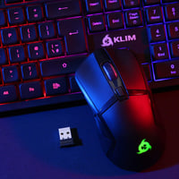 KLIM Tandem Vezeték Nélküli Gamer Billentyűzet és Egér Szett QWERTZ - Vékony, Tartós, Ergonomikus - PC, Mac, Xbox, PS4, PS5 Kompatibilis 3