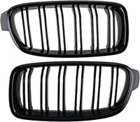 GSRECY BMW F30 F31 3-as Sorozat Fényes Fekete Vese Hűtőrács Szett - 318d 320d 330d 320i 328i 335i Kompatibilis 2012-2018 Modellekhez 3