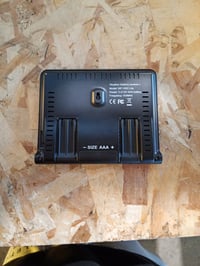 Radioddity Raddy WF-100C Lite WiFi meteorologická stanica – displejová jednotka, 10-palcový farebný LCD displej, čierna, náhradný diel 3