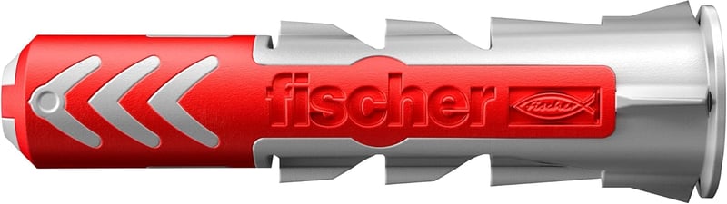fischer DuoPower 10 x 50 Univerzális Tipli - 2-Komponensű Műanyag Dübel Betonhoz, Téglához, Gipszkartonhoz - 50 db-os Csomag