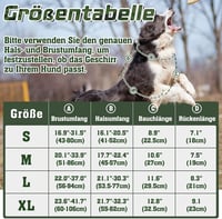 Rabbitgoo taktikai kutyahám, zöld, M-es méret - Fojtásgátló, légáteresztő, fogantyús 2