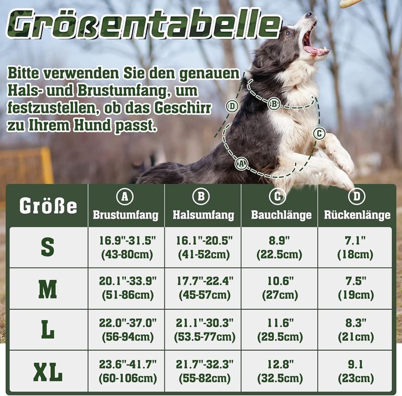 Rabbitgoo taktikai kutyahám, zöld, M-es méret - Fojtásgátló, légáteresztő, fogantyús