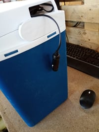 Ladă frigorifică electrică Mobicool Mirabelle MM24 DC 21 litri albastru 12V auto — netestată (stare: vezi a 2-a poză) 3