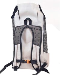 WLDOCA Kisállat Hátizsák - Lélegző, Összecsukható Kutyahordozó 10kg-ig, Motorozáshoz, Túrázáshoz 3