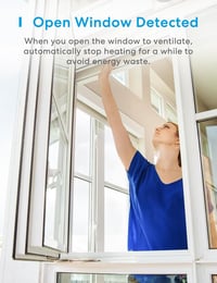 Meross Okos Radiátor Termosztát 2 db - Hub Szükséges, WiFi Fűtésszabályzó, HomeKit, Alexa, Google Asszisztens Kompatibilis, Hangvezérlés 6