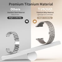 TiMOVO Titán Szíj Apple Watch 49/45/44/42mm - Levehető Férfi Fémcsat 3