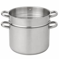 Baumalu rozsdamentes acél kuktafazék indukciós, 26 cm, 11 liter, ezüst - üvegtető nélkül (állapot: lásd a 2. képet) 1