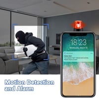 Mini 4K WiFi kémkamera mozgásérzékelővel, hordozható rejtett biztonsági kamera 4