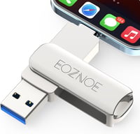 EOZNOE 64GB USB Pendrive iPhone/iPad/Android/PC Kompatibilis - USB 3.0 Külső Tárhely Fotókhoz és Videókhoz, Fém Adattároló 1