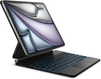 iPad Pro 12,9" Dracool Billentyűzet Tok - Lebegő Trackpaddal, 7 Színű Háttérvilágítással, QWERTZ 1