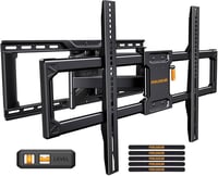 Perlegear TV Fali Tartó 42-90" Képernyőkhöz, 68 kg Teherbírás, Előszerelt, Dönthető, Forgatható, Kihúzható, VESA 600x400mm, Univerzális 8