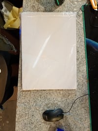 Placă de spumă OFITURIA, albă, A3, 29,7x42 cm, grosime 5 mm, 2 bucăți, plăci de polistiren expandat, pot fi tăiate — suprafață șifonată (stare: vezi a 2-a imagine) 2