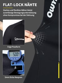 Owntop 5mm-es férfi neoprén búvárruha, elöl cipzáros, hideg vízre, L-es 4