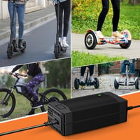 ZIMAOER Univerzális Elektromos Roller Töltő 48V 54.6V 2A - 6 Csatlakozóval E-Roller, E-Bike és Hoverboard Akkumulátorokhoz - EU Adapter 8