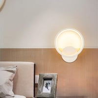 Yafido LED Fali Lámpa 12W Meleg Fehér 2db Alumínium Akril Szett 4