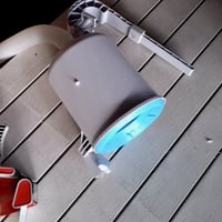 Intex Deluxe nástenný hladinový skimmer 28000E, sivý, zberač nečistôt do bazéna, 33x21x33 cm, používaný stav 2