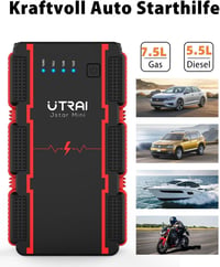 UTRAI 2000A Autós Bikázó Powerbank 13800mAh - 7.5L Benzin/5.5L Diesel Motorokhoz 3