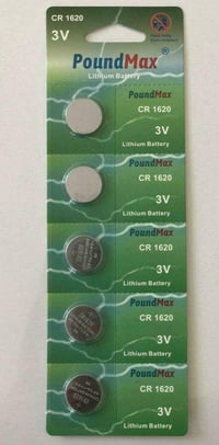 Energizer CR1620 3V Lítium Gombelem Óra és Hallókészülékhez 5db 2