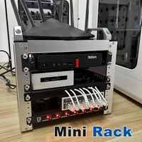 GeeekPi 4U Szerver Szekrény - 10" Rack Hálózati, Szerver és AV Eszközökhöz - DeskPi RackMate T0 Alumínium Ház Jó Szellőzéssel, Otthoni és Ir 7