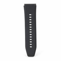 Curea din fluoroelastomer pentru Huawei Watch GT 3 Pro 46 mm, piesă de schimb provenită din produs donator, negru, pentru ceas inteligent 1