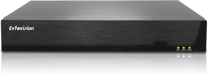 Evtevision 8 csatornás 5MP DVR rögzítő, személy- és járműfelismerés, e-mail értesítés