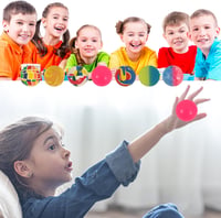 PartyPack 4X Óriás Pattogó Labda Szett - 60mm XXL Ugrálólabdák Gyerekeknek, Születésnapi Ajándék 7
