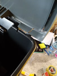 Coș de gunoi cu pedală Sundis StepBin 50 litri, negru-gri, 40x33x57,5 cm – cu capac rupt — capac coș de gunoi rupt (stare: vezi a 2-a poză) 3
