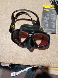 Potápačský set Cressi Perla Mare (maska a šnorchel), čierny – unisex pre dospelých, bez prenosnej tašky (použité, nekompletné) (stav: viď 2. obrázok) 2