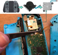 Nintendo Switch joystick csere készlet - 4db analóg kar Joy-Con kontrollerhez 3