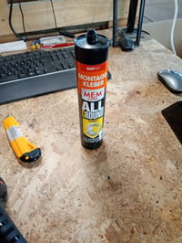 Adeziv de montaj MEM Montage-Kleber Allground Turbo 450 g, alb, la cartuș, rezistent la apă — fără capac din plastic (stare: vezi a 2-a imagine) 2