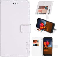 OnePlus 8T Fehér Bőr Pénztárca Tok - Kártyatartós, Állványos, Mágneses 1