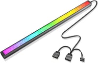 CAM2 ARGB LED Világítócsík 30cm - Hangra Szinkronizáló Dekorációs Fénycsík Számítógépházhoz, 5V RGB Gamer PC Világítás Mágneses Rögzítéssel 1