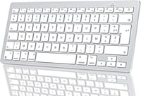 Apple MacBook kompatibilis OMOTON ezüst vékony Bluetooth billentyűzet 1