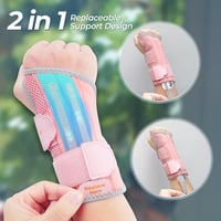 CURECARE Csukló Támasz 2in1 Fém Stabilizátor Karpális Alagút Szindróma Enyhítésre S/M Jobb 2