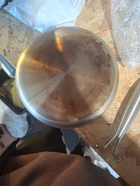 Abijan rozsdamentes acél serpenyő 28 cm, halpikkelyes felület, 18/10 acél, indukciós — Indukciós fedő nélkül (állapot: lásd a 2. képet) 6