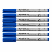 Fixka STAEDTLER Lumocolor 311, stierateľná, modrá, hrot S 0,4 mm, 8 ks (čiastočná súprava z pôvodného balenia) 2