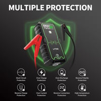 UTRAI 3600A Autós Akkumulátor Bikázó és Powerbank, LED Lámpával, 12V 6