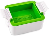 Tofuture Tofu Prés - Egyedi Stílusú Konyhai Eszköz Tofu Készítéshez, Fehér/Zöld, 400g Kapacitás, Műanyag 4