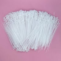 YAMXIN Kábelkötegelő 1000db Fehér 120mm x 2,5mm - Nylon Kábelrendező Kötegelő Elektromos Szereléshez, Háztartásba, Kertbe, Számítógéphez 1