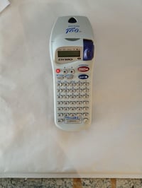 Aparat de etichetat portabil DYMO LetraTag XR cu tastatură ABC, argintiu, pentru uz casnic, cu bandă LetraTag de 12 mm, cu urme vizibile de utilizare 2