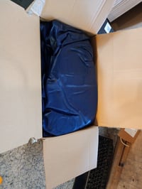 Bestway Blue Horizon madrac na napuhavanje za dvije osobe, plavi, 203x183x22 cm, pomoćni ležaj i madrac za kampiranje, rabljeno 2