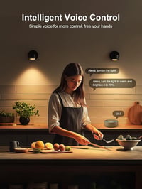 Fitop GU10 WiFi okos izzó Alexa-val, RGB 16 millió szín, dimmelhető app-pal 3
