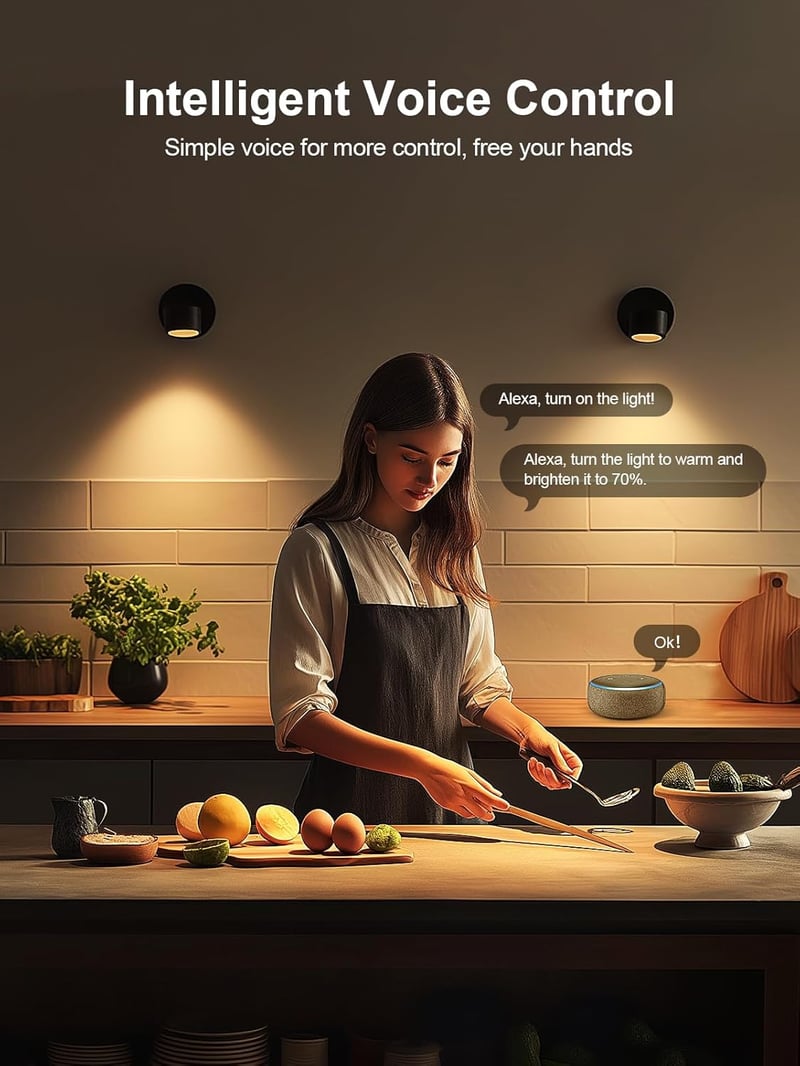 Fitop GU10 WiFi okos izzó Alexa-val, RGB 16 millió szín, dimmelhető app-pal