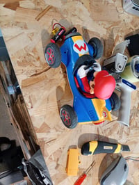 RC auto Carrera Nintendo Mario Kart Mach 8 – Chybné — chybné, čiastočne funkčné: bez diaľkového ovládača (stav: viď 2. obrázok) 2