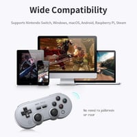 8bitdo SN30 PRO Bluetooth Játékvezérlő - Hall-Effekt Joystick, Vezeték Nélküli Gamepad Switch, PC, Android, macOS, Steam, Raspberry Pi Kompa 6