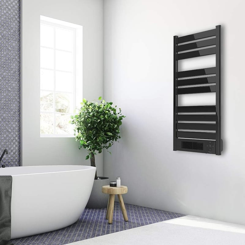 Cecotec Ready Warm 9790 Elektromos Fürdőszobai Törölközőszárító Radiátor 2000W - LED Kijelző, Távirányító, Időzítő, Állítható Hőmérséklet, 