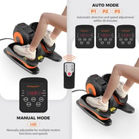 Rollingsurfer Elektromos Elliptikus Tréner Lábmasszázzsal - Kompakt Asztali Ellipszis Gép Időseknek, Hordozható Edzőgép Otthoni és Irodai Ha 3